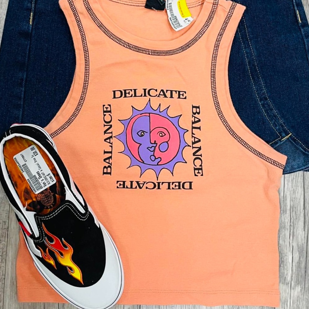 EUC- Urban Outfitters Delicate Balance Tank Top